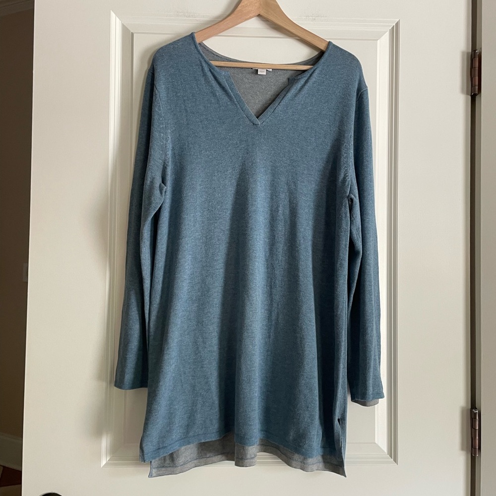 J.Jill Women’s V-Neck Long Line Sweater